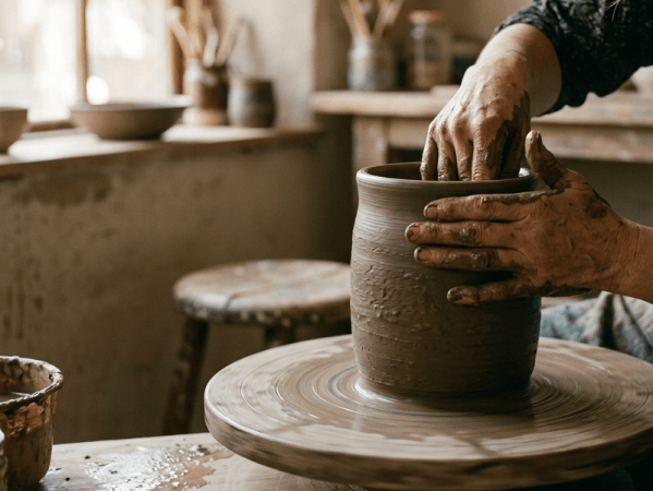 “The Potter and the Clay” by Mrs. Thomas R. Davies; Imagery about the importance of remaining mold-able in God’s&nbsp;hands